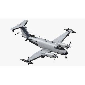 3D model Beechcraft RC12 Guardrail